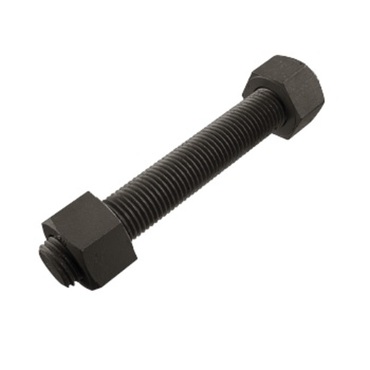 Stud bolt with 2 hex nuts A193 B7/A194 Gr. 2H